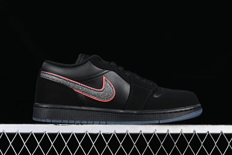 All categories Air Jordan Jordan series basketball shoes Air Jordan 1 Low Z version Air Jordan 1 Low "Red Orbit" AJ1 Joe 1 track black and red low-top cultural casual sneakers CK3022-006